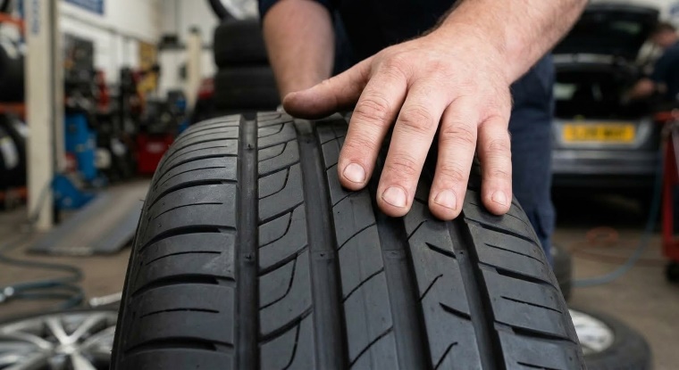 checking part worn tyre